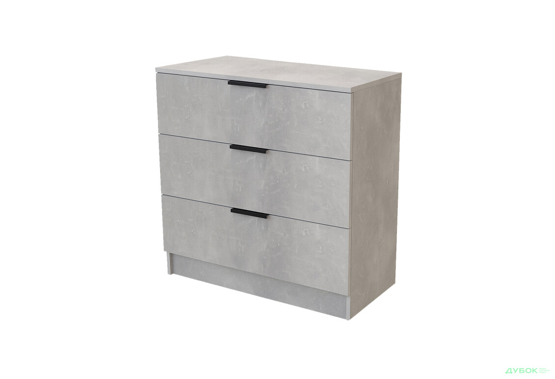 Комод Viant Сити 2 на 3 ящика 80 см, индастриал