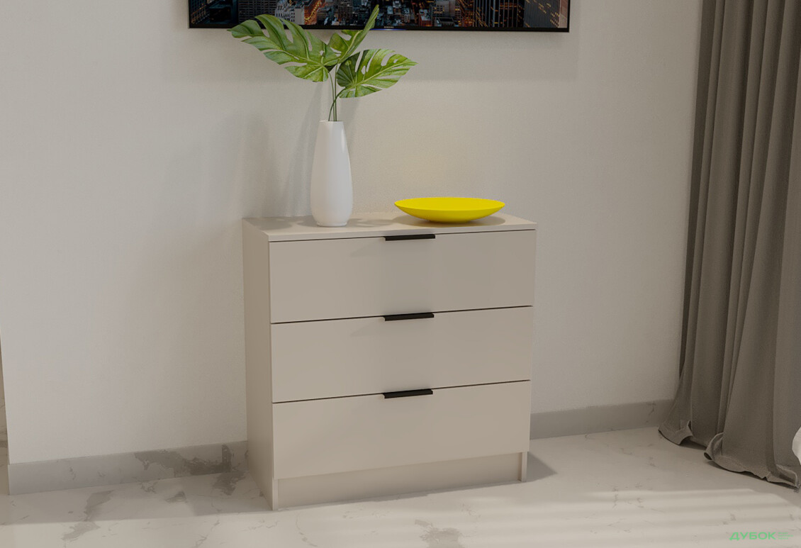 Изображение 2 - Комод Viant Сити 2 на 3 ящика 80 см, кашемир