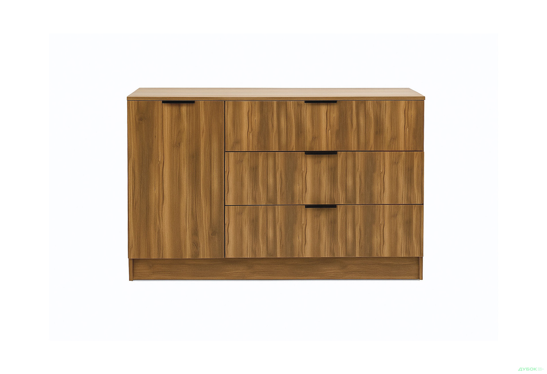 Изображение 1 - Комод Viant Сити 3 на 3 ящика и 1 дверку 120 см, янтарь