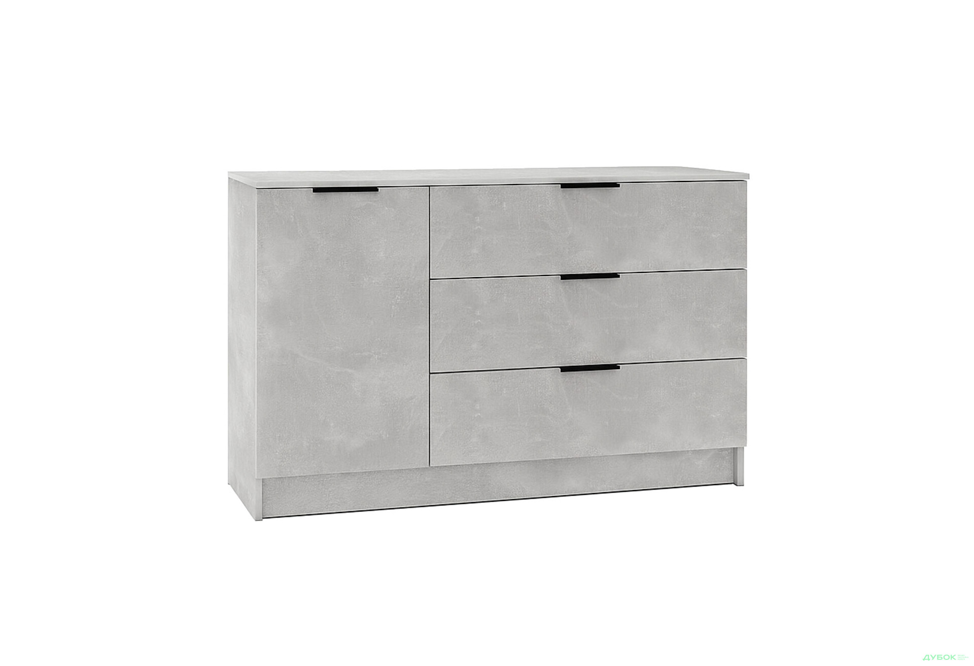 Изображение 1 - Комод Viant Сити 3 на 3 ящика и 1 дверку 120 см, индастриал