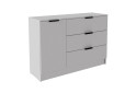 Изображение 1 - Комод Viant Сити 3 на 3 ящика и 1 дверку 120 см, серый