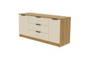 Изображение 1 - Комод Viant Сити 4 на 3 ящика и 2 дверками 130 см, дуб тахо / кашемир