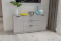 Изображение 2 - Комод Viant Сити 4 на 3 ящика и 2 дверками 130 см, серый