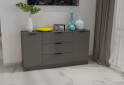 Изображение 2 - Комод Viant Сити 4 на 3 ящика и 2 дверками 150 см, антрацит