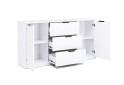 Изображение 4 - Комод МироМарк Roma Color / Рома Колор с 2 дверками и 3 ящиками 160 см глянец белый