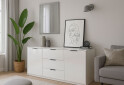 Изображение 2 - Комод МироМарк Roma Color / Рома Колор с 2 дверками и 3 ящиками 160 см глянец белый