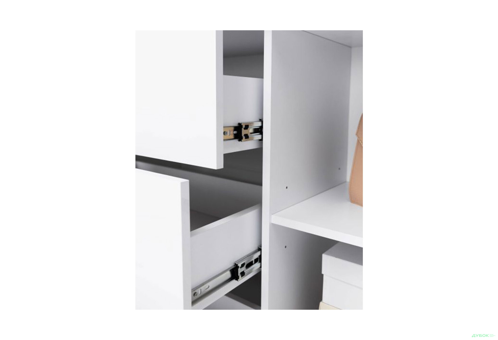 Изображение 6 - Комод МироМарк Roma Color / Рома Колор с 2 дверками и 3 ящиками 200 см глянец белый