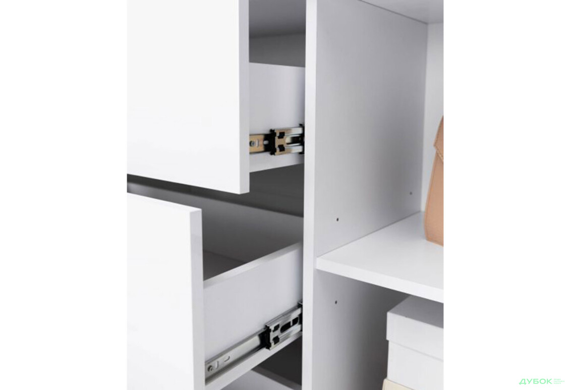 Изображение 6 - Комод МироМарк Roma Color / Рома Колор с 2 дверками и 3 ящиками 200 см глянец белый