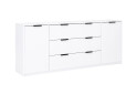 Изображение 3 - Комод МироМарк Roma Color / Рома Колор с 2 дверками и 3 ящиками 200 см глянец белый