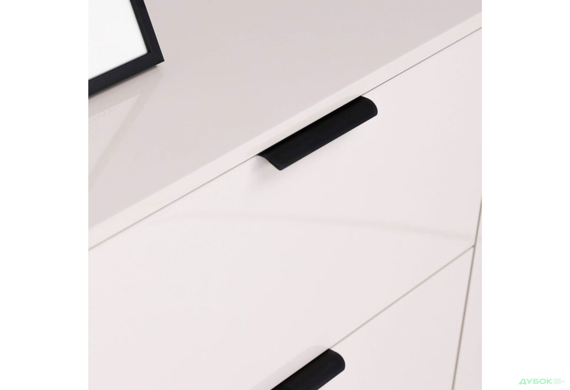 Зображення 5 - Комод MiroMark Roma Color / Рома Колор з 2 дверками і 3 шухлядами 200 см глянець кашемір