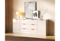 Зображення 2 - Комод MiroMark Roma Color / Рома Колор з 2 дверками і 3 шухлядами 200 см глянець кашемір