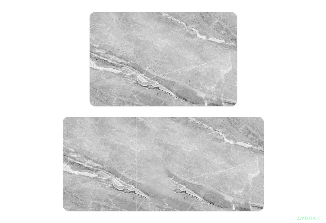 Зображення 3 - Стіл кухонний Jam Честер розкладний 120 / 160 см, чорний / скло діамант 78 М