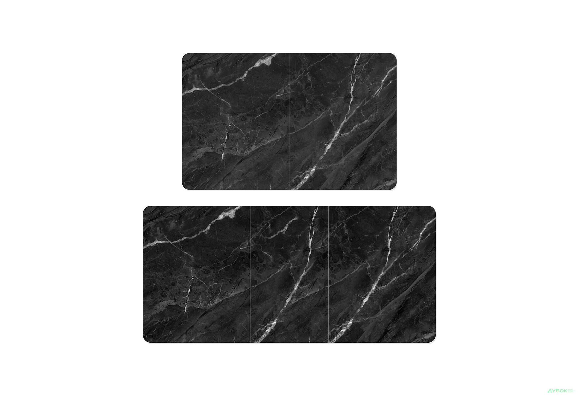 Зображення 3 - Стіл кухонний Jam Честер розкладний 120 / 160 см, білий / скло діамант 87 М