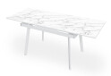 Зображення 2 - Стіл кухонний Jam Slim / Слім розкладний 110 / 170 см, білий / діамант 66 М