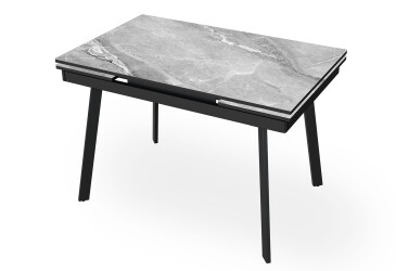 Стіл кухонний Jam Slim / Слім розкладний 110 / 170 см, чорний / діамант 78 М