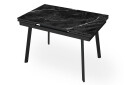 Зображення 1 - Стіл кухонний Jam Slim / Слім розкладний 110 / 170 см, чорний / діамант 87 М