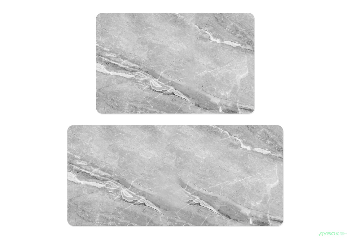 Зображення 3 - Стіл кухонний Jam Кірк розкладний 120 / 160 см, чорний / скло діамант 78 М