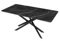 Зображення 2 - Стіл кухонний Jam Кірк розкладний 120 / 160 см, чорний / скло діамант 87 М