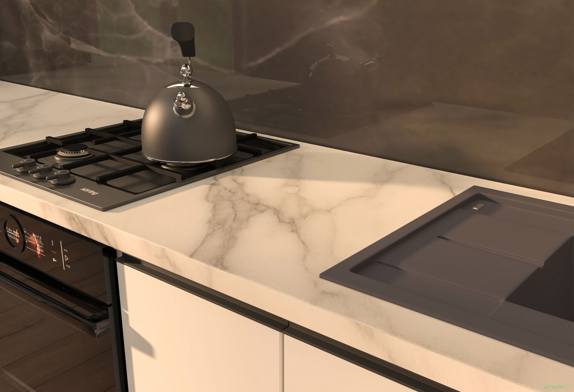 Зображення 3 - Кухня VIP-master ГаМа / GaMa Люкс 360x140 см, німфея альба