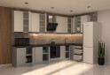 Зображення 2 - Кухня VIP-master ГаМа / GaMa Люкс 360x140 см, німфея альба / сірий