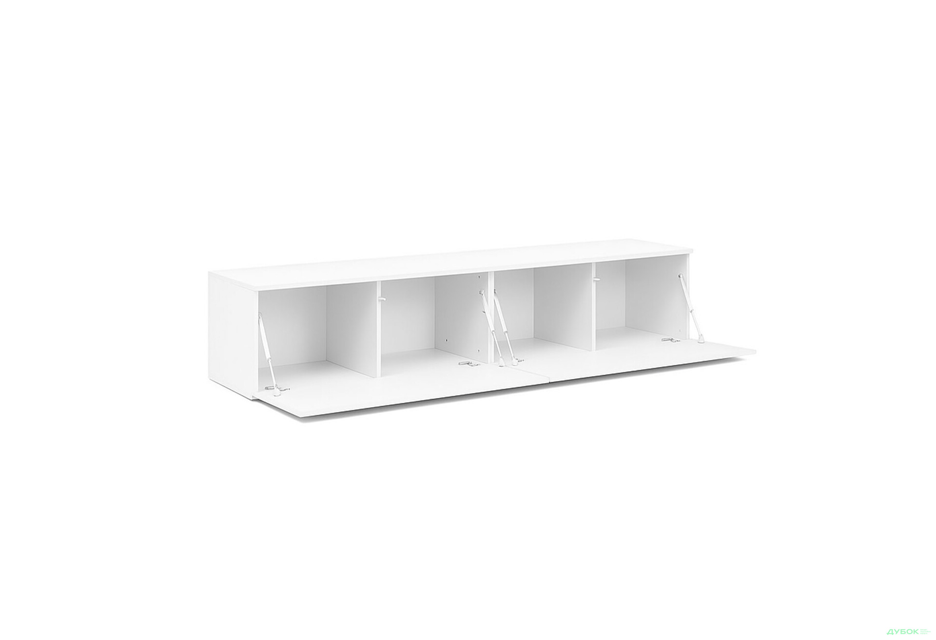 Зображення 4 - Секція під TV підлогова MiroMark Legs Box / Легс Бокс 175 см, глянець білий