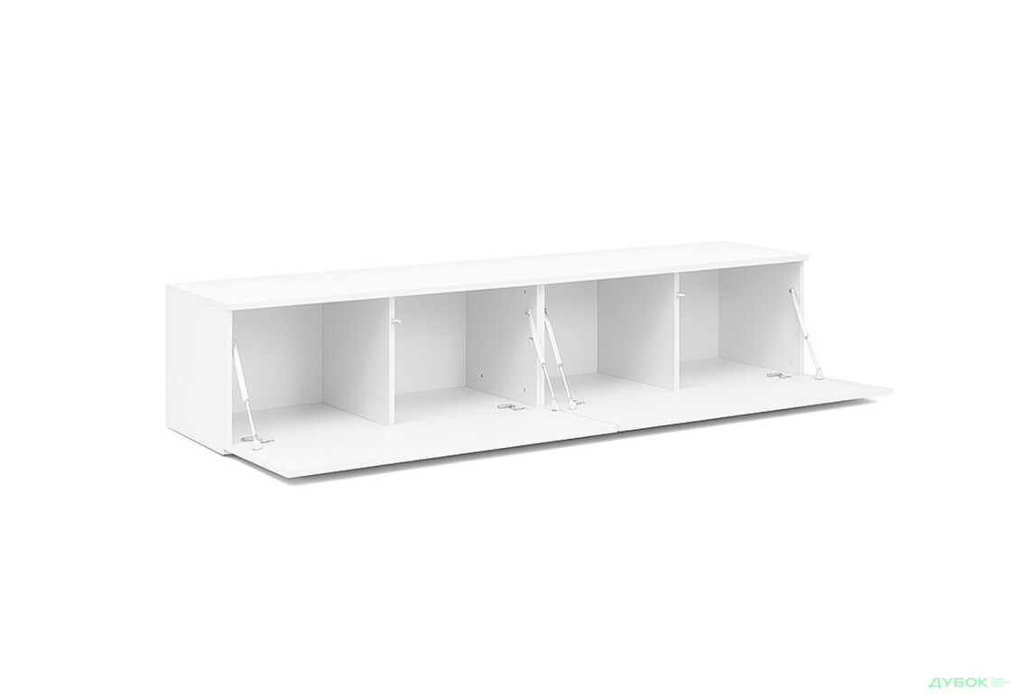 Зображення 4 - Секція під TV підлогова MiroMark Legs Box / Легс Бокс 175 см, глянець білий