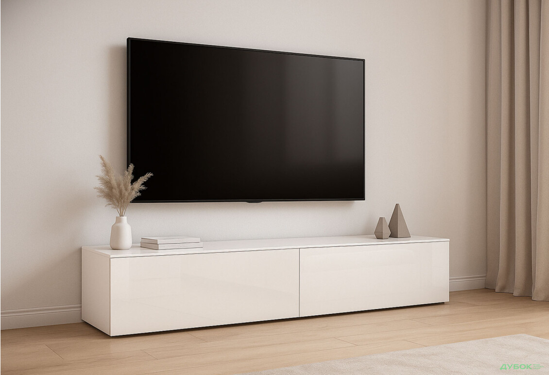 Изображение 2 - Секция под напольная TV МіроМарк Legs Box / Легс Бокс 210 см, глянец белый