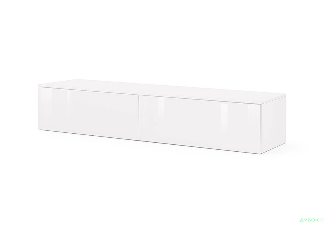 Секция под напольная TV МіроМарк Legs Box / Легс Бокс 210 см, глянец белый