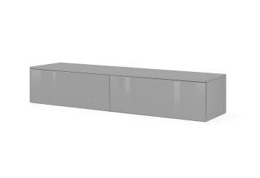 Секция под напольная TV МіроМарк Legs Box / Легс Бокс 210 см, глянец серая лава