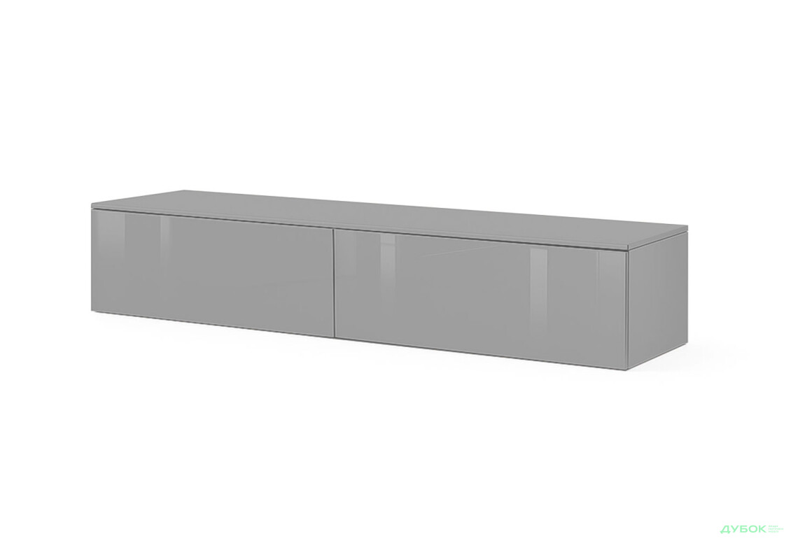Секция под напольная TV МіроМарк Legs Box / Легс Бокс 210 см, глянец серая лава