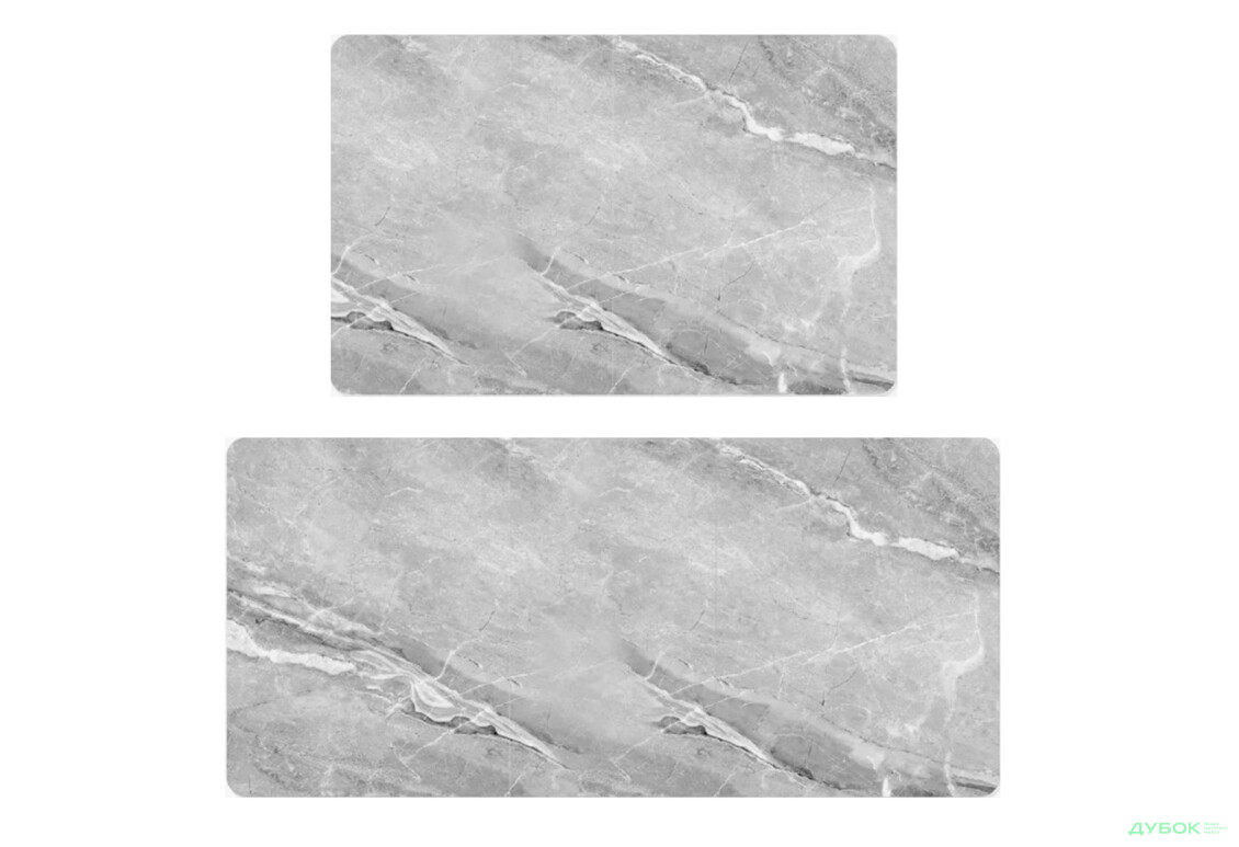 Зображення 3 - Стіл кухонний Jam Slide / Слайд розкладний 120 / 160 см, бетон чорний / скло діамант 78 М