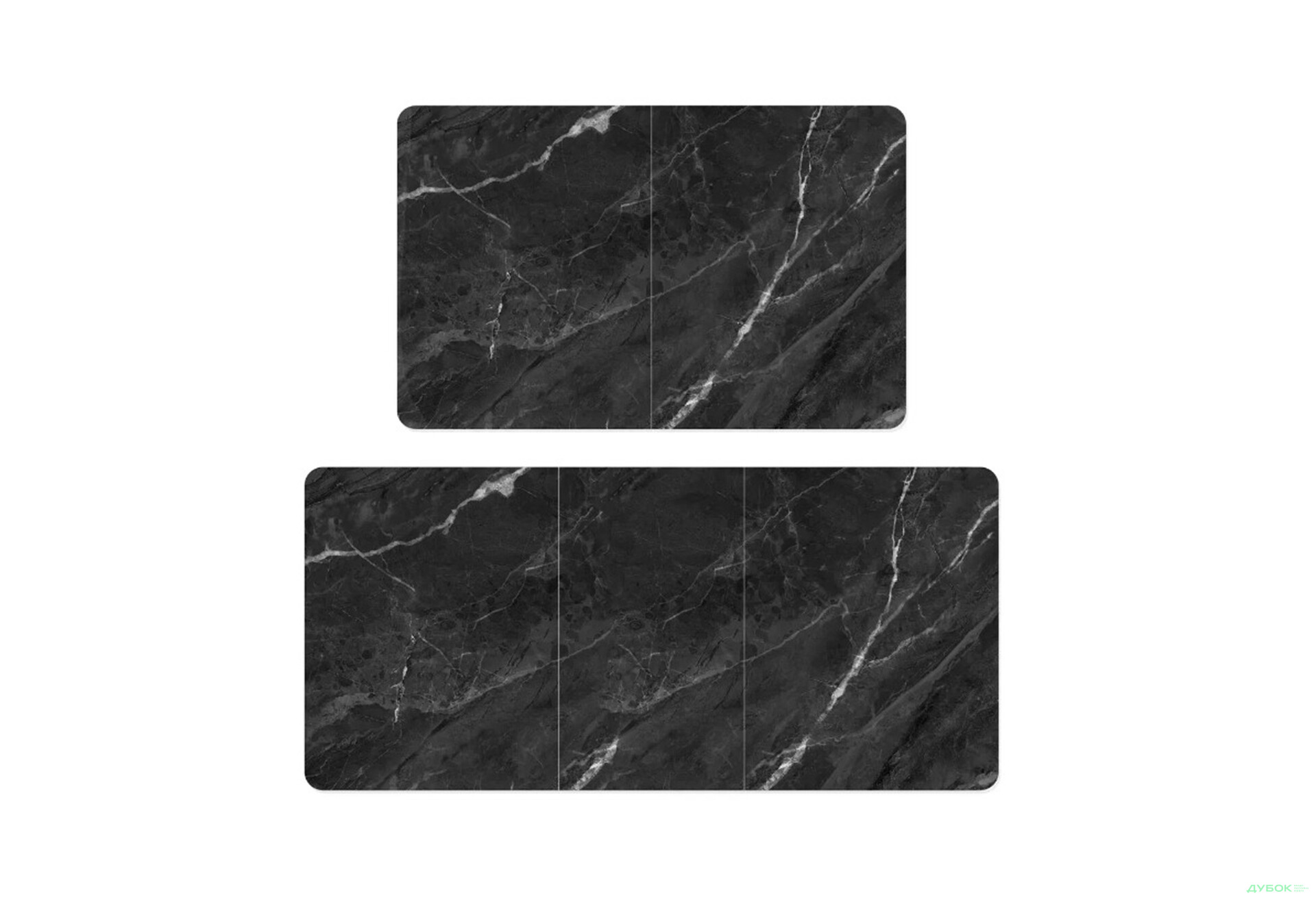 Зображення 3 - Стіл кухонний Jam Slide / Слайд розкладний 120 / 160 см, біле дерево / скло діамант 87 М