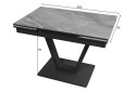 Зображення 3 - Стіл кухонний Jam Maxi V / Максі В розкладний 110 / 170 см, чорний / діамант 78 М