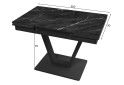 Зображення 4 - Стіл кухонний Jam Maxi V / Максі В розкладний 110 / 170 см, чорний / діамант 87 М