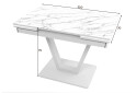 Зображення 3 - Стіл кухонний Jam Maxi V / Максі В розкладний 110 / 170 см, білий / діамант 66 М