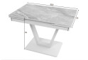 Зображення 3 - Стіл кухонний Jam Maxi V / Максі В розкладний 110 / 170 см, білий / діамант 78 М