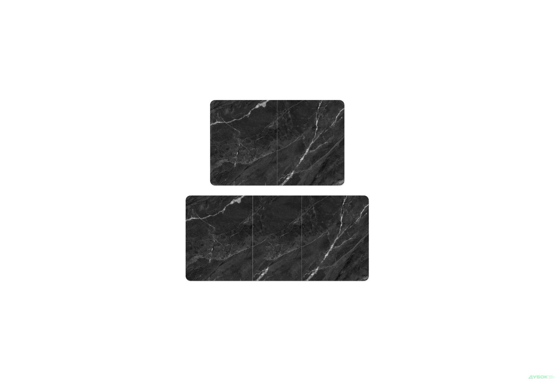 Зображення 4 - Стіл кухонний Jam Maxi V / Максі В розкладний 110 / 170 см, білий / діамант 87 М