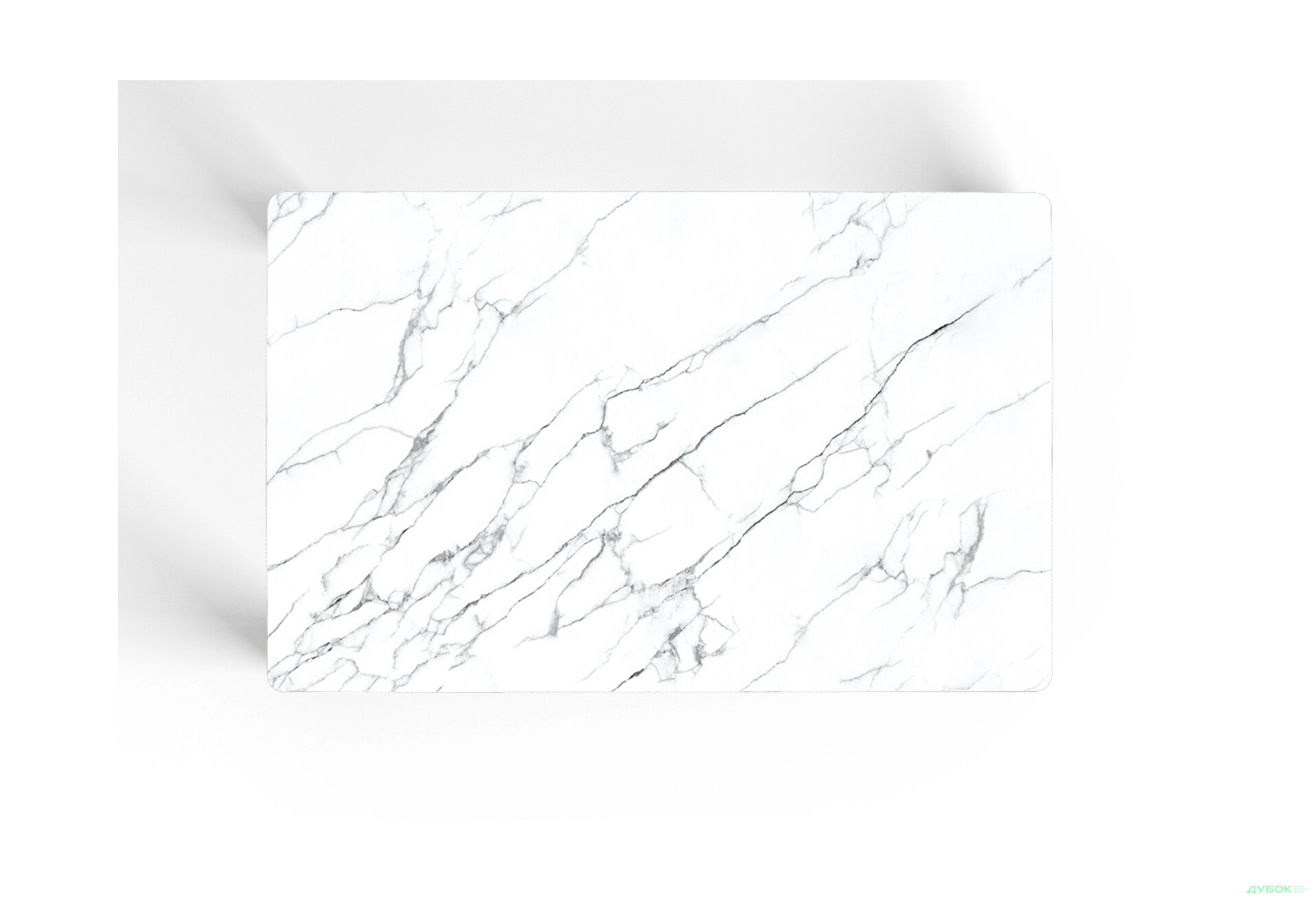 Зображення 2 - Стіл кухонний Jam Бостон 100 см, бетон чорний / скло діамант 66 М