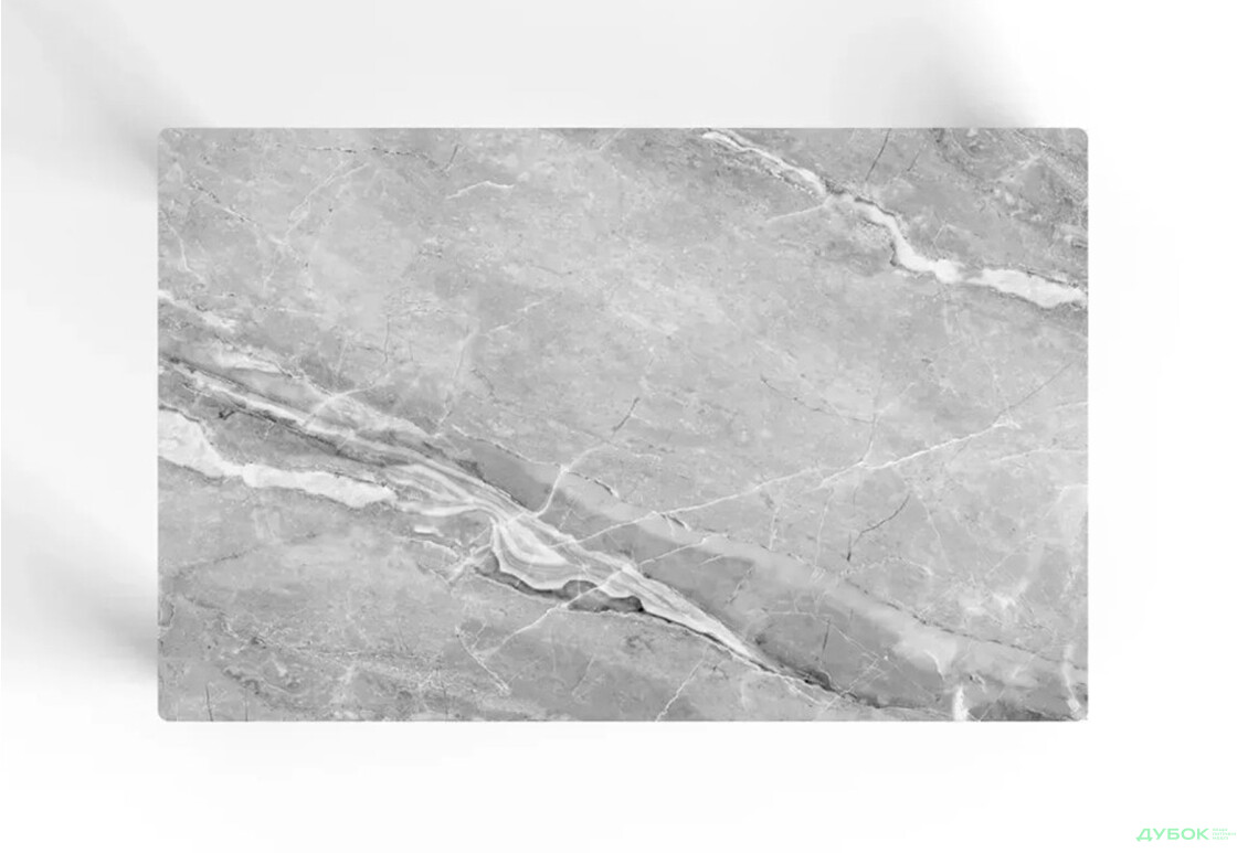 Зображення 3 - Стіл кухонний Jam Бостон 100 см, бетон чорний / скло діамант 78 М