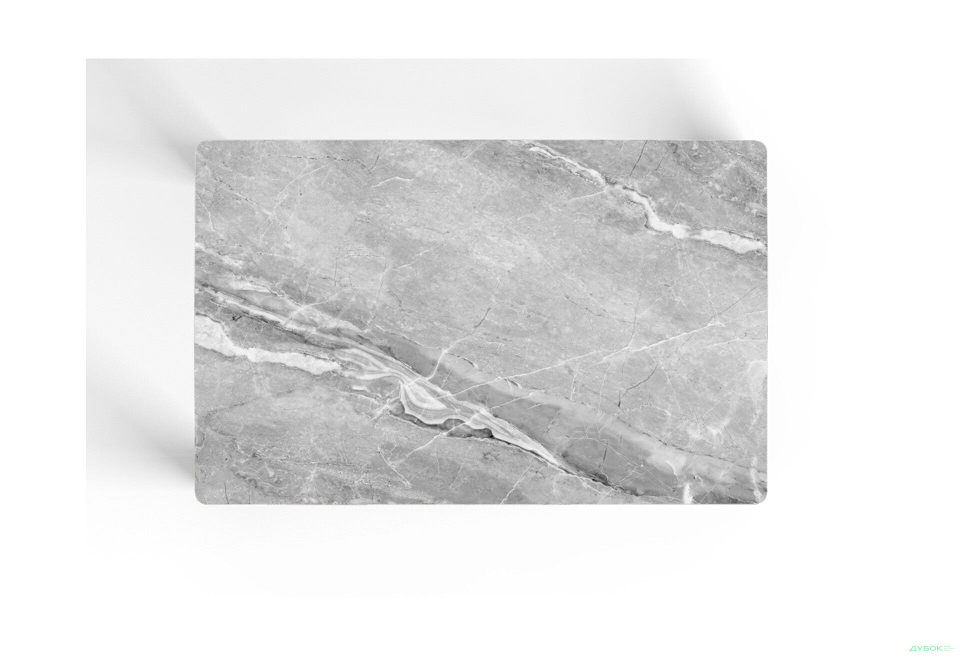 Зображення 2 - Стіл кухонний Jam Бостон 100 см, бетон чорний / скло діамант 78 М