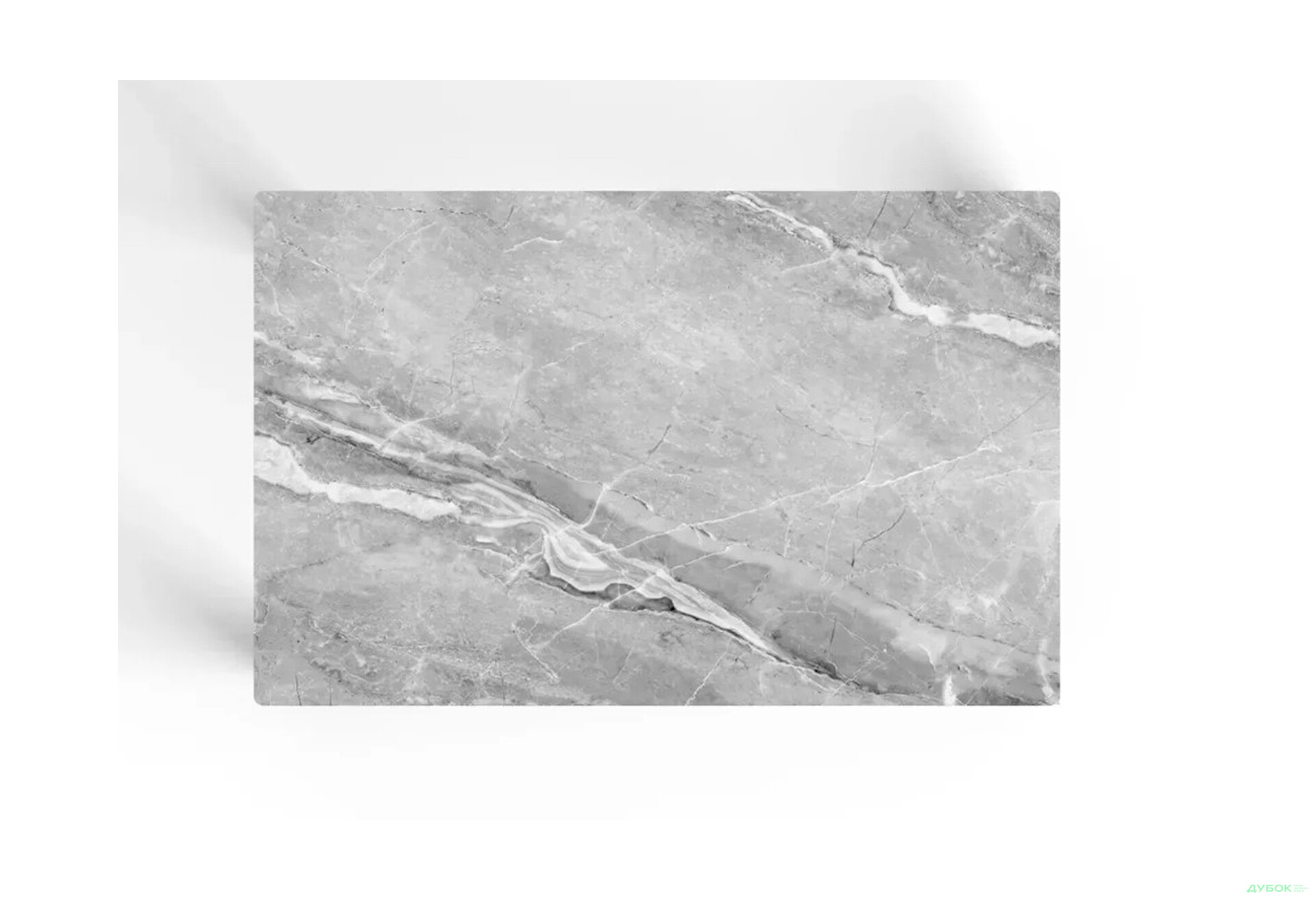 Зображення 3 - Стіл кухонний Jam Бостон А розкладний 120 / 155 см, бетон чорний / скло діамант 78 М