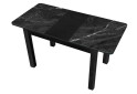 Зображення 2 - Стіл кухонний Jam Бостон А розкладний 120 / 155 см, бетон чорний / скло діамант 87 М