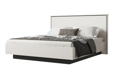 Кровать Gerbor холдинг Хилс с подъемным механизмом 160х200, кашемир / черный