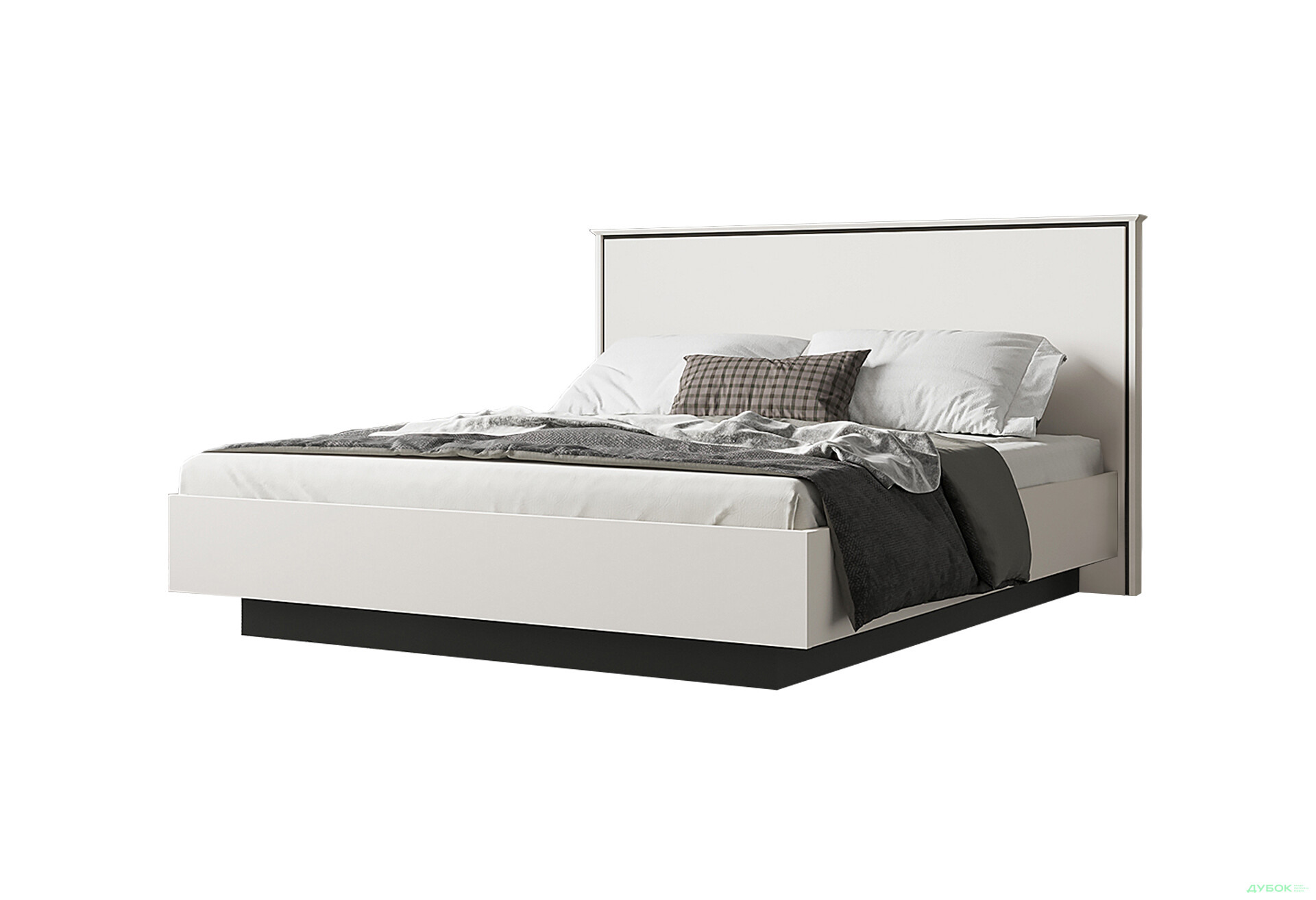 Изображение 1 - Кровать Gerbor холдинг Хилс с подъемным механизмом 160х200, кашемир / черный