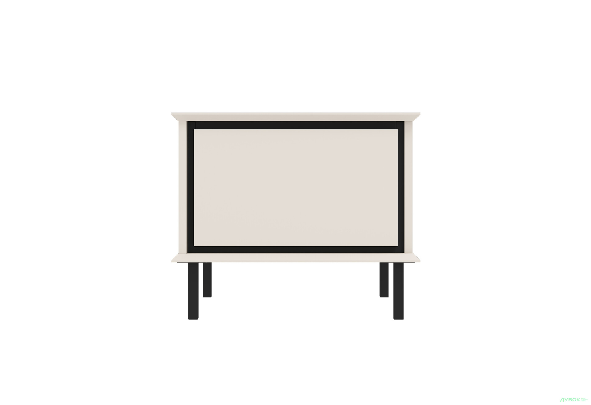 Изображение 1 - Тумба прикроватная Gerbor холдинг Хилс с 1 ящиком, кашемир / черный