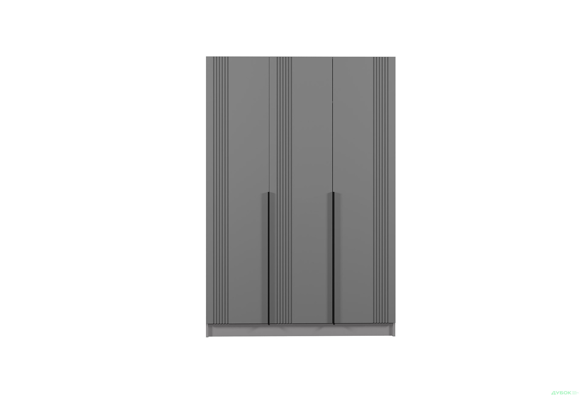Зображення 3 - Шафа Viant АРС 3-дверна зі штангою та полицями 135 см, сірий / сірий RAL 7004