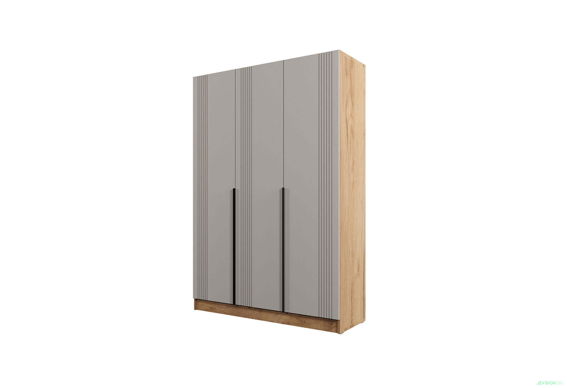 Изображение 1 - Шкаф Viant АРС 3-дверный со штангой и полками 135 см, тахо / кашемир