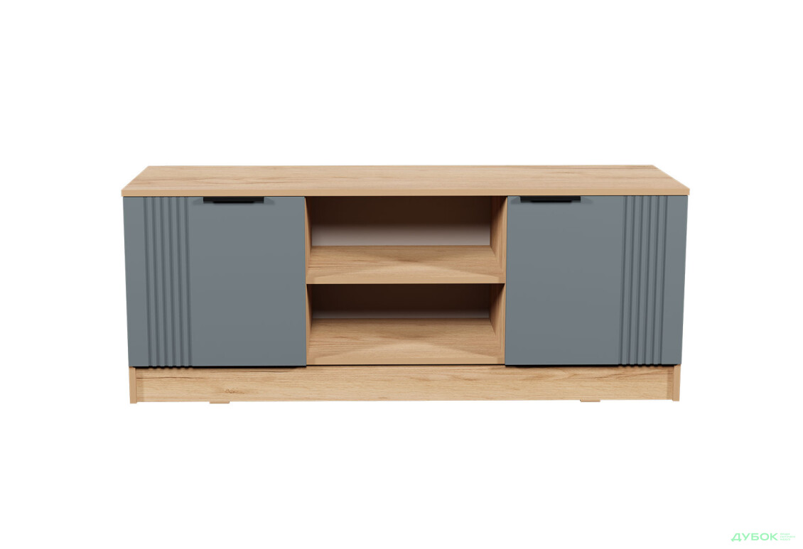 Изображение 4 - ТВ тумба Viant АРС ТВ-7 2-дверная с полками 140 см, тахо / темно-серый RAL 7012