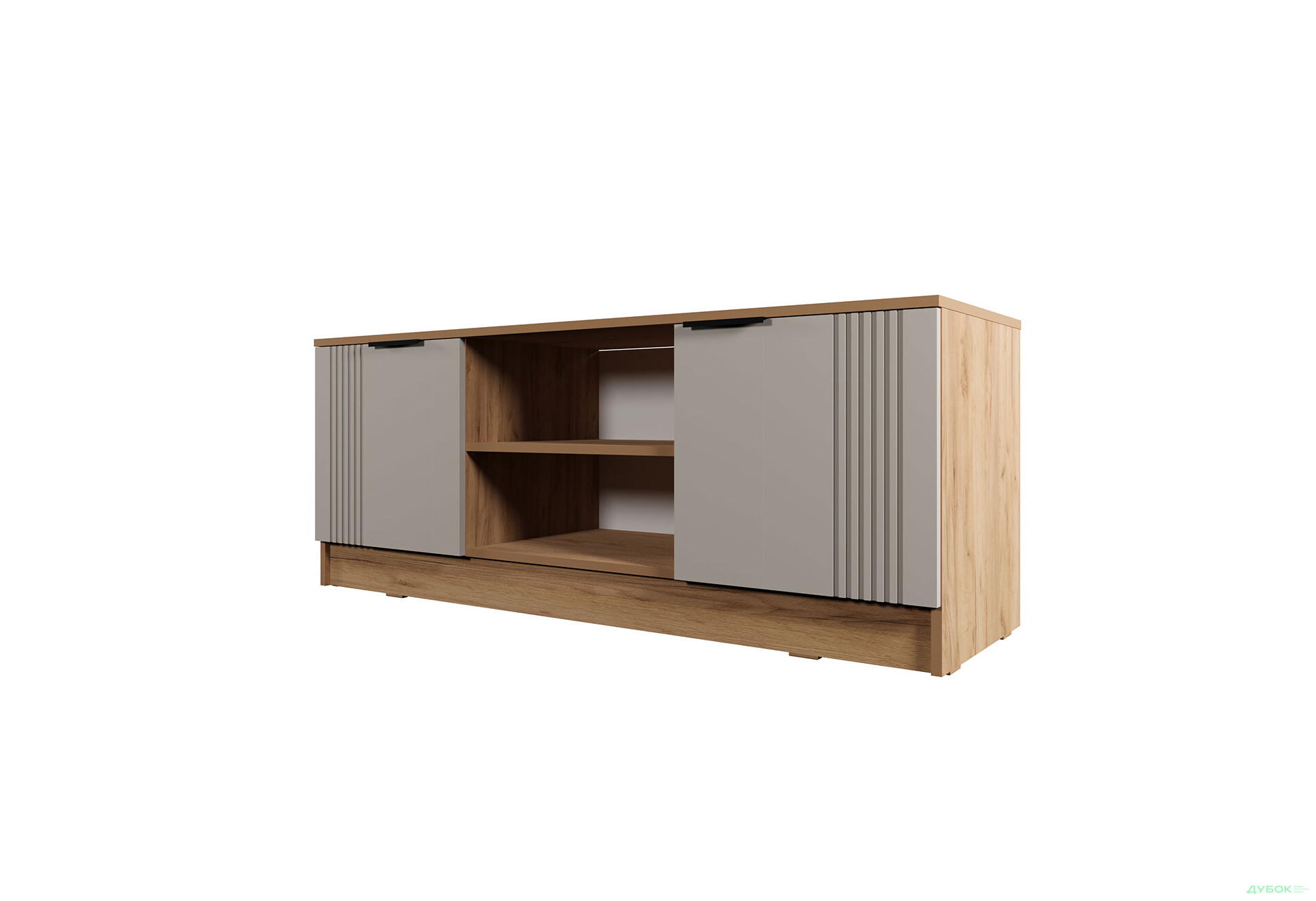 Зображення 3 - ТВ тумба Viant АРС ТВ-7 2-дверна з полицями 140 см, тахо / кашемір