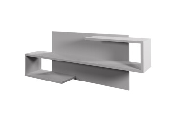 Настенная полка Viant АРС 70 см, серый / серый RAL 7004